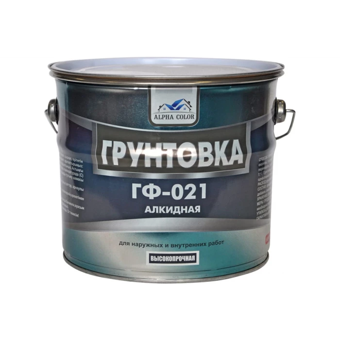 Грунтовка Царицынские краски Alpha Color ГФ-021, серая, 3.2 кг 35151
