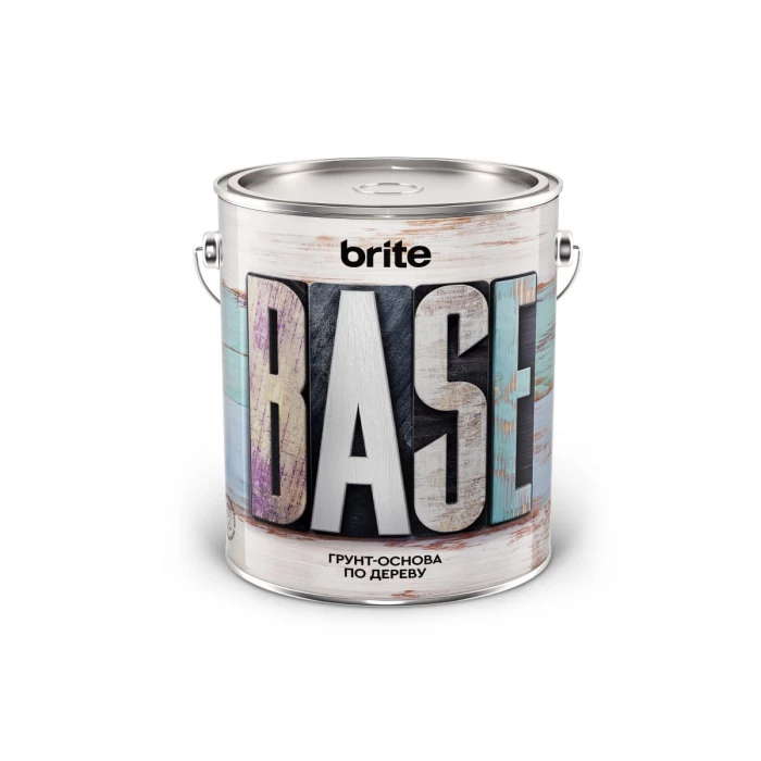 Грунт-основа по дереву BRITE ведро 9 л 206186
