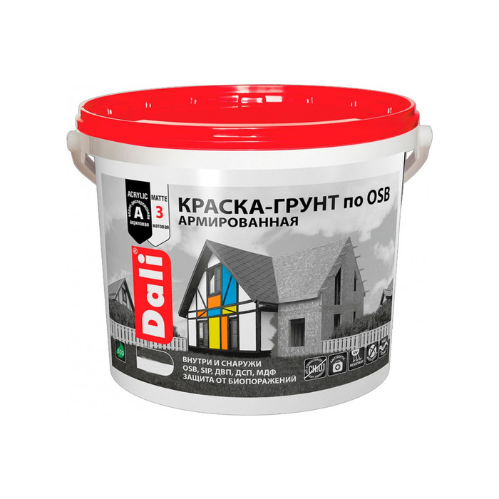 Краска-грунт Dali по OSB База С 12 кг 1 206271