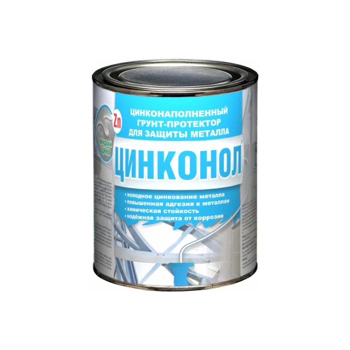 Матовый цинконаполненный грунт-протектор КРАСКО Цинконол 1.5кг ER-00001263