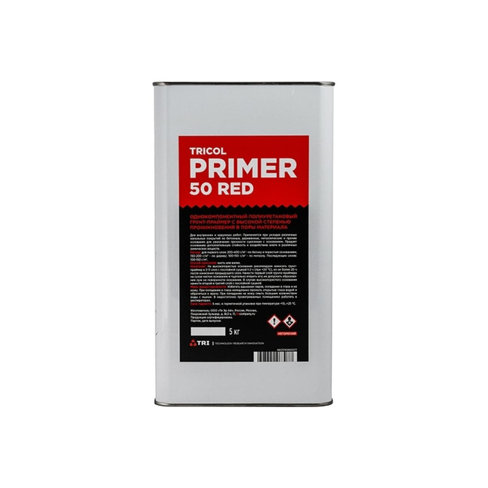 Однокомпонентный полиуретановый грунт-праймер TRICOL PRIMER.50 RED 573