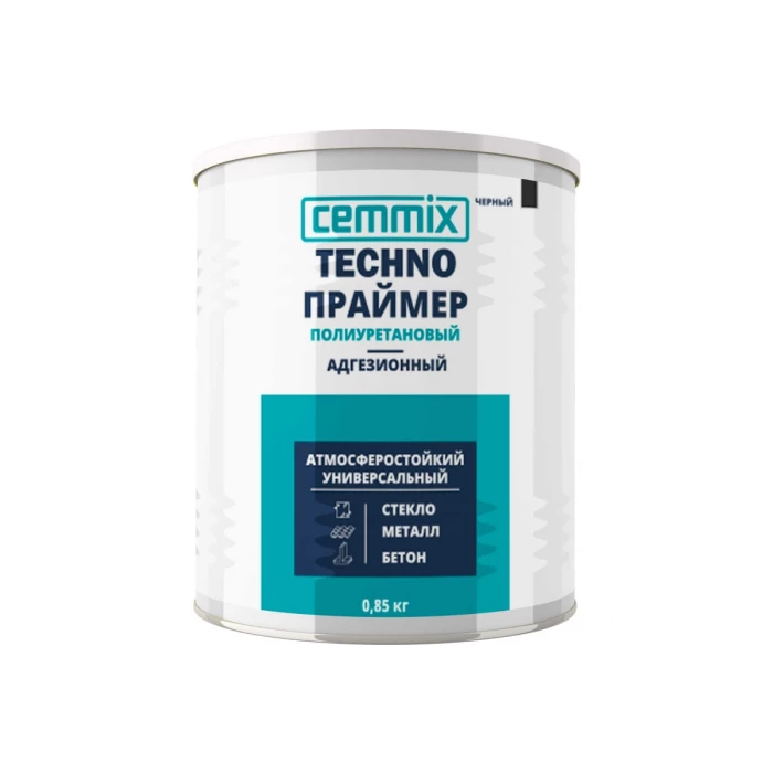 Праймер адгезионный полиуретановый CEMMIX TECHNO PU 0,85 кг черный 85498739