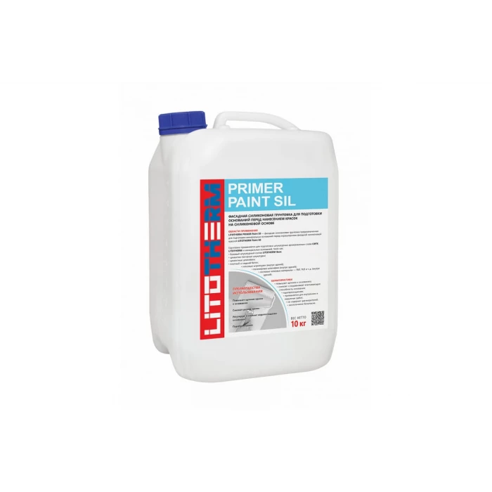 Силиконовый грунт LITOKOL Litotherm Primer Paint Sil бесцветный, 10 кг канистра 428490008