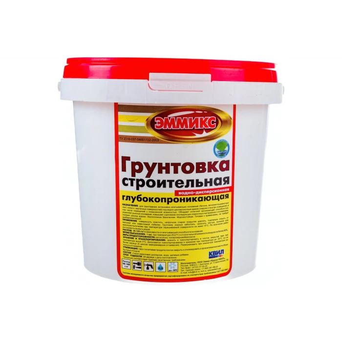 Строительная грунтовка ЭММИКС ВД ведро 1 кг 4660000616609
