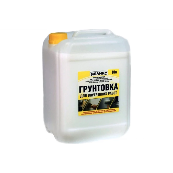 Грунтовка для внутренних работ Меликс 10 л MOS-10ГВР01