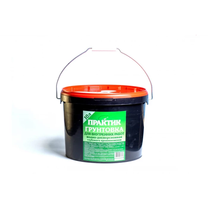 Грунтовка для внутренних работ ПРАКТИК 10л. 000000356