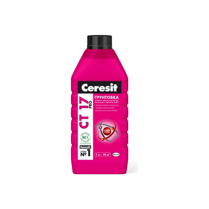 Укрепляющая грунтовка CERESIT CT 17 Pro 1 л 210483 2636691