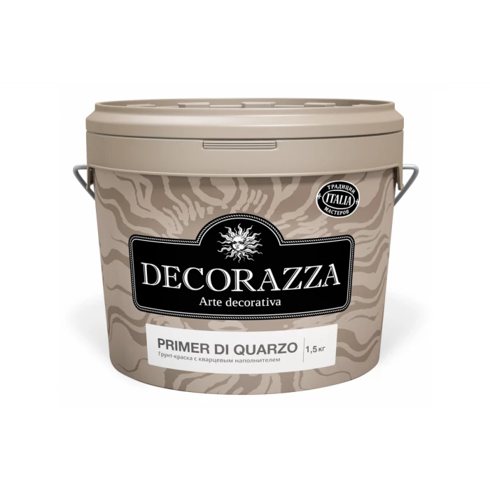 Укрывающий кварцевый грунт DECORAZZA Primer di Quarzo 1.5 кг DPRQ-015