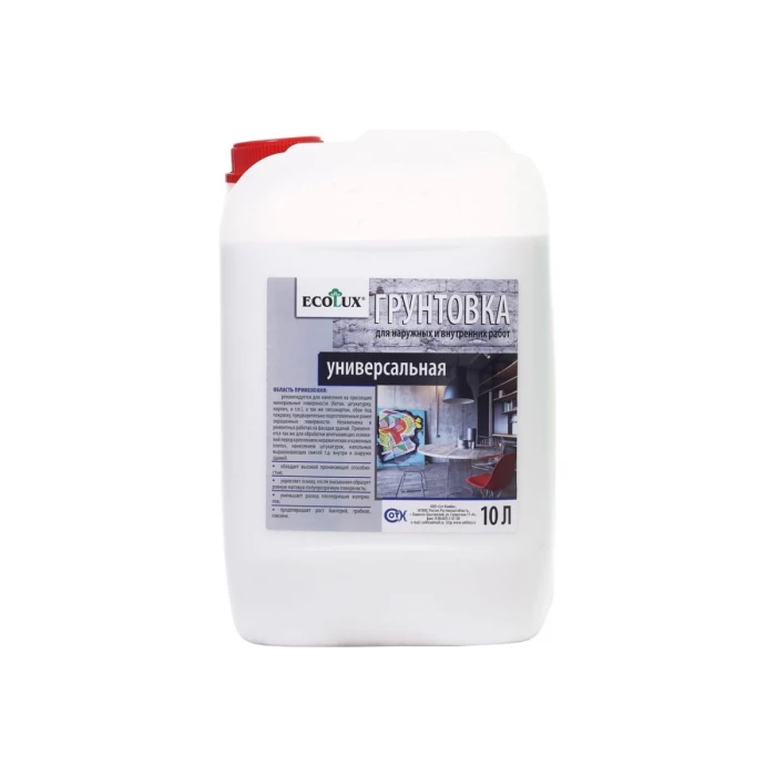 Универсальная грунтовка ECOLUX 10 л 4607133681784
