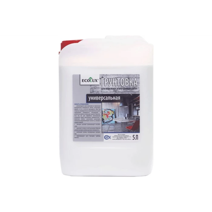 Универсальная грунтовка ECOLUX 5 л 4607133681777