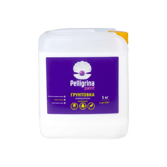 Универсальная грунтовка PELLIGRINA PAINT проникающая, 5 кг 231241