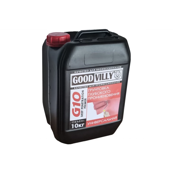 Универсальная грунтовка глубокого проникновения ГАММА Good Villy G10 10 кг 233789