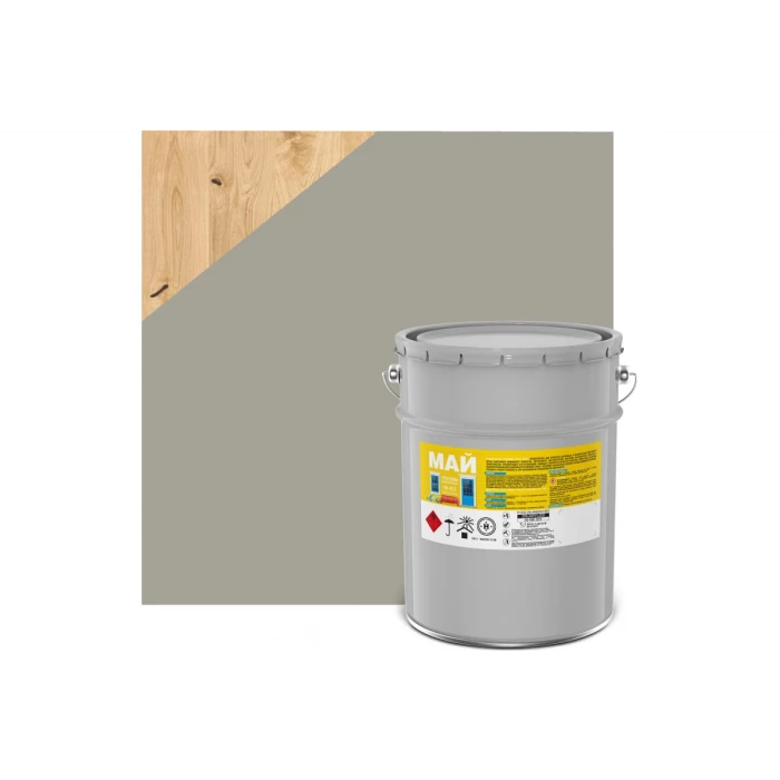 Универсальная грунтовка по металлу и дереву МАЙ ГФ-021 серая, ведро 23 кг 205509