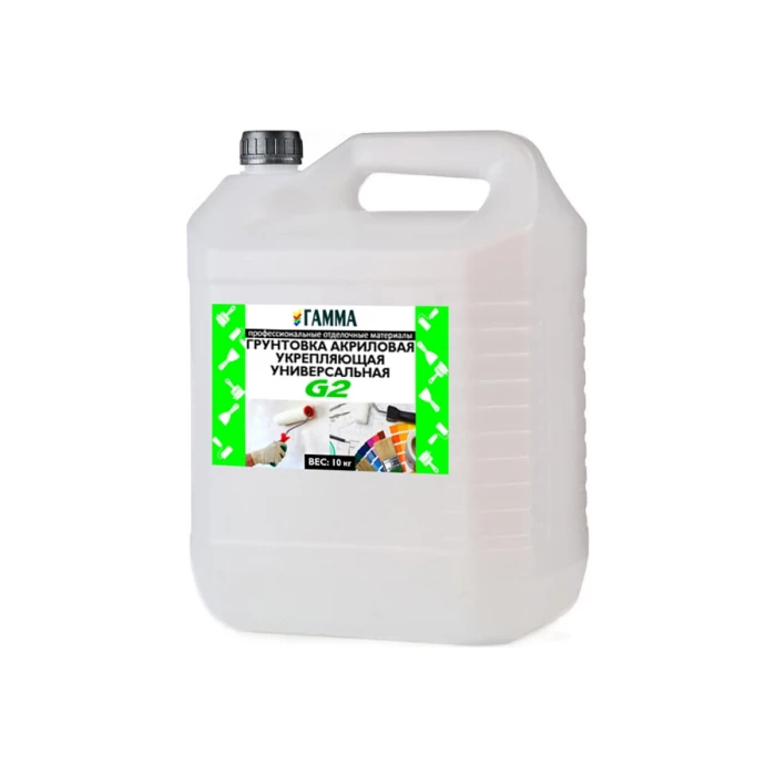 Универсальная укрепляющая грунтовка ГАММА G2 10 кг 233891
