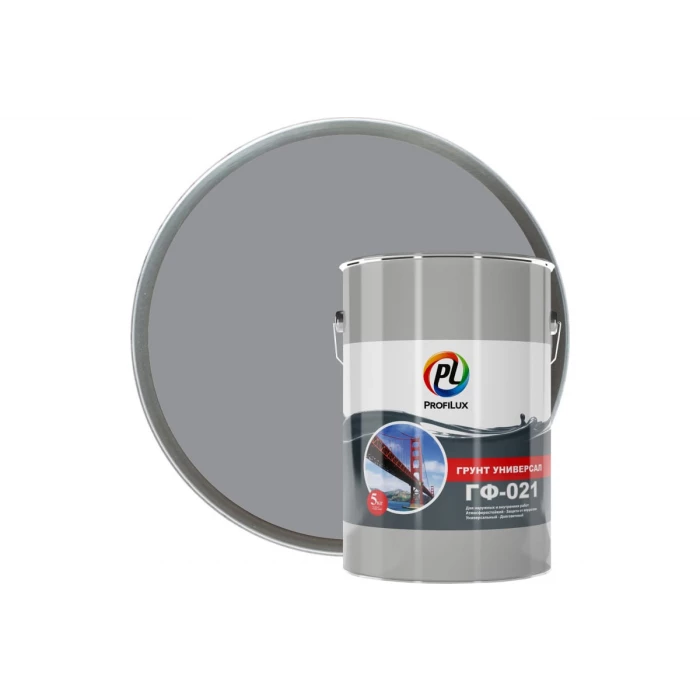 Универсальный грунт Profilux ГФ 021 серый 5кг Н0000004288