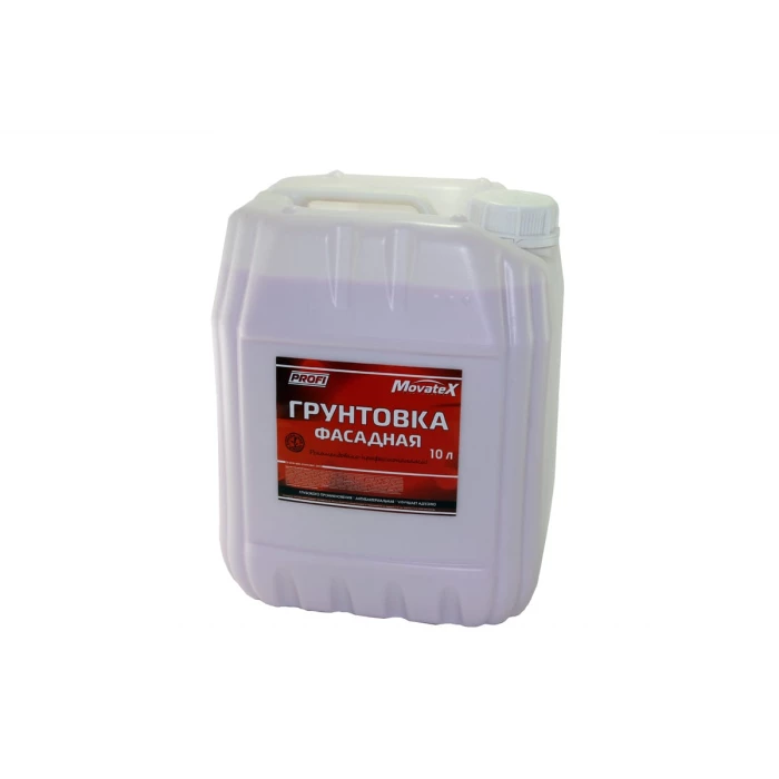 Фасадная грунтовка Movatex PROFI 10 л Т14095