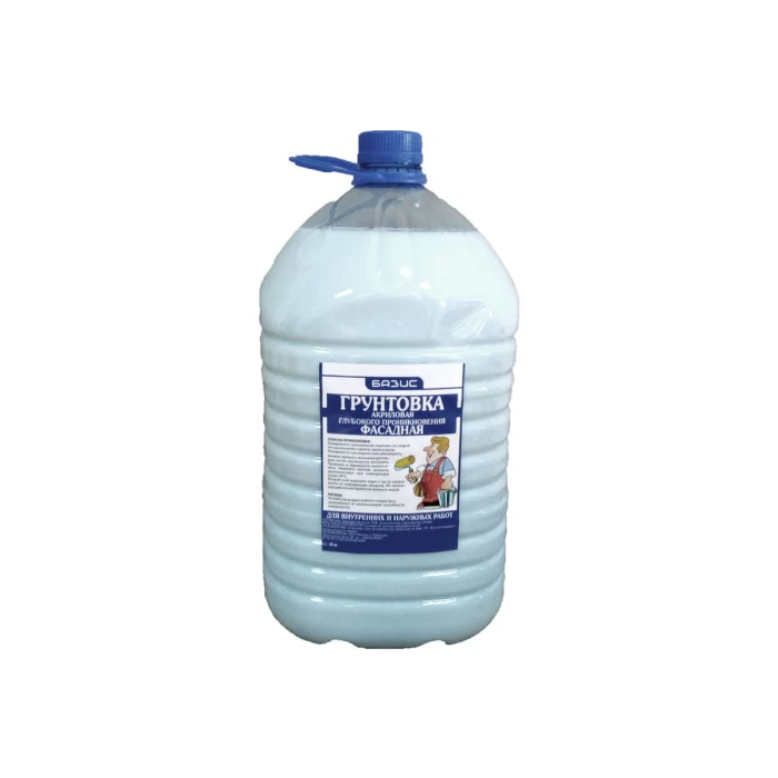 Фасадная грунтовка ГАММА Базис глубокого проникновения, 10 кг 233920