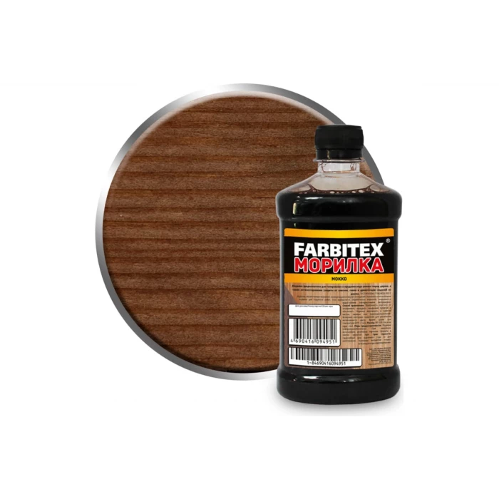 Морилка Farbitex (деревозащитная; водная; 0,5 л; мокко) 4100008064