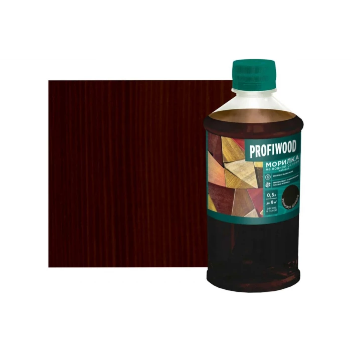 Морилка Profiwood на водной основе, эбеновое дерево, 0.5 кг 67689