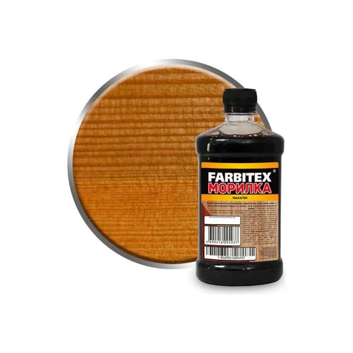 Морилка Farbitex (деревозащитная; водная; 0,5 л; махагон) 4100008063