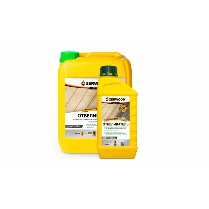 Отбеливатель Zerwood ОТ- 1 концентрат 1:1 1л канистра 00012300