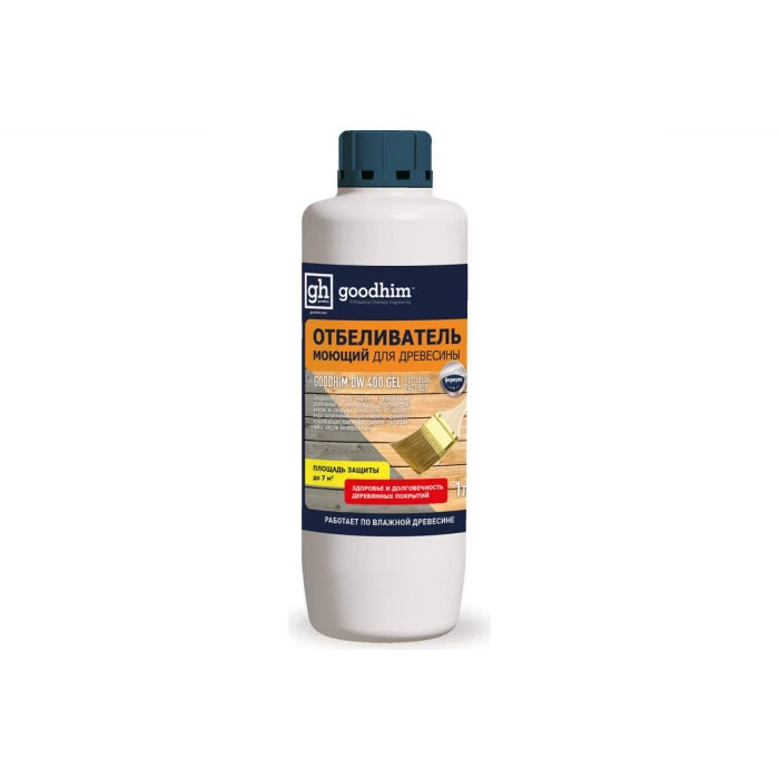 Моющий отбеливатель для древесины GOODHIM DW400 GEL, 1 л 66732