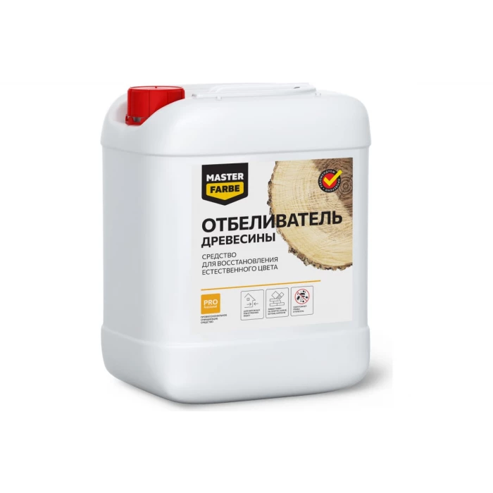 Отбеливатель древесины для восстановления естественного цвета и удаления синевы грибка плесени MASTER FARBE 10 кг 4631159427361