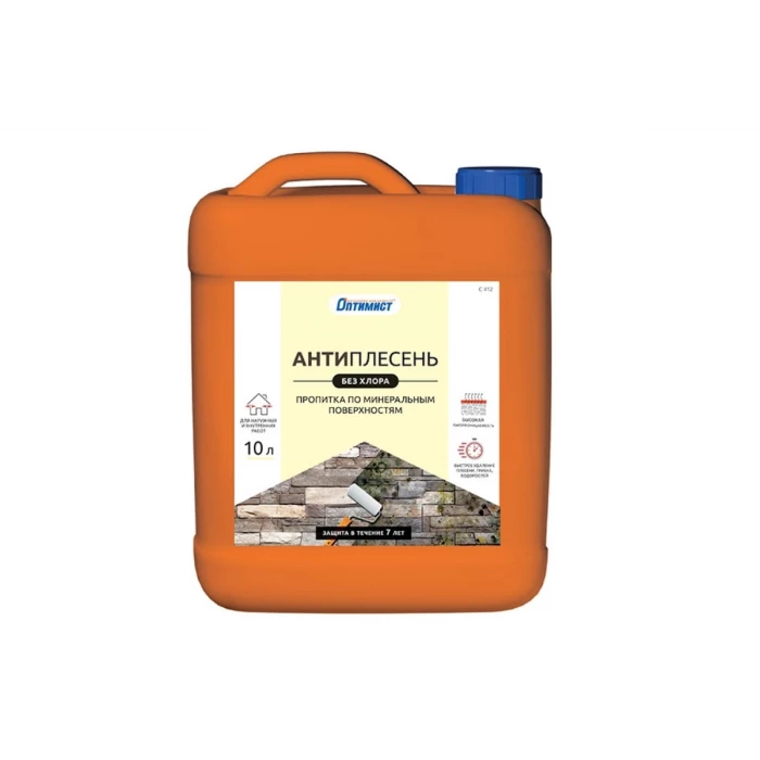 Антиплесень Оптимист C412 без хлора, 10 л 00-00001545
