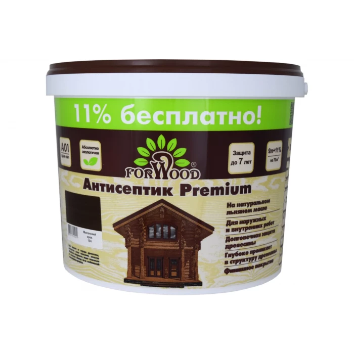 Антисептик Forwood ВДПФ 1601 (миланский орех; 10 л) 4607017515914
