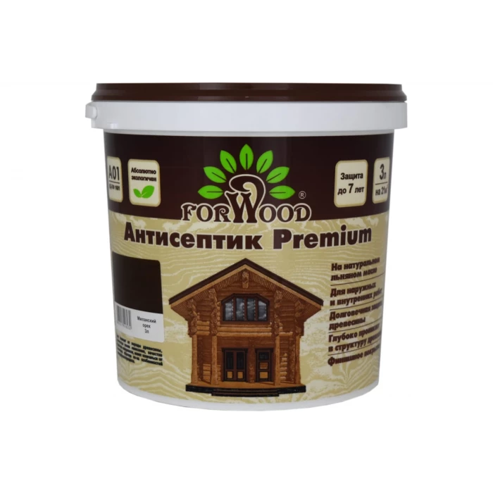 Антисептик Forwood ВДПФ 1601 (миланский орех; 3 л) 4607017516232