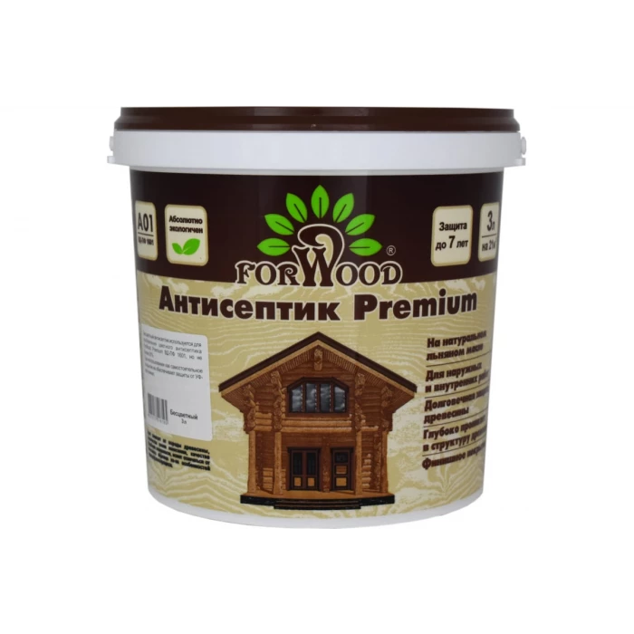 Антисептик Forwood ВДПФ-1601 бесцветный 3 л 141203