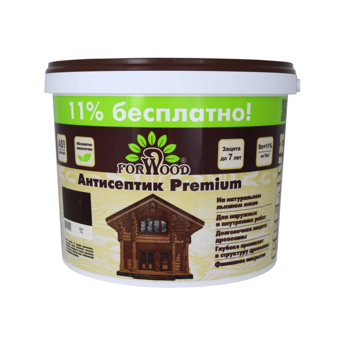 Антисептик Forwood ВДПФ-1601 дуб, 10 л 141210