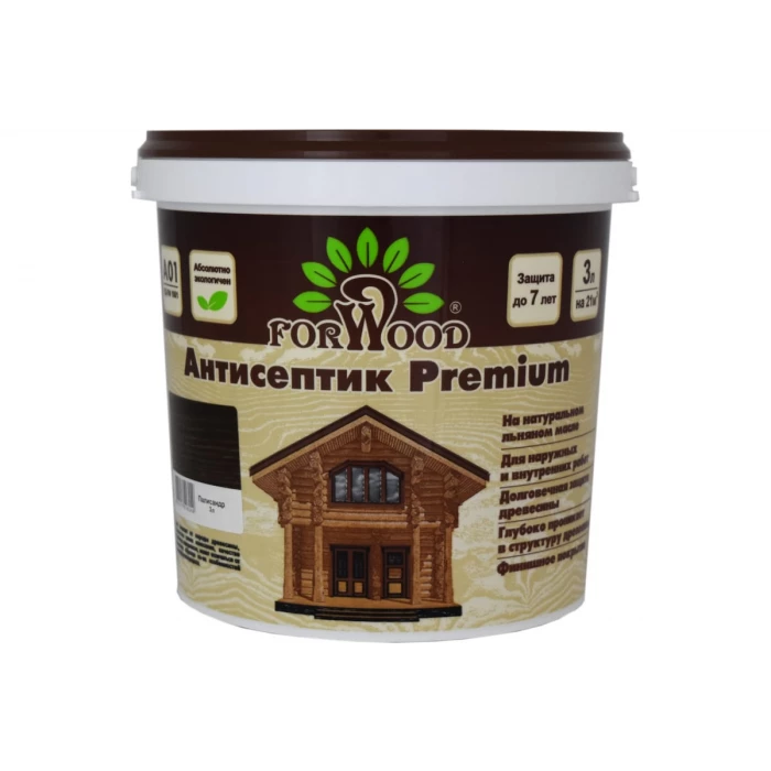 Антисептик Forwood ВДПФ-1601 палисандр, 3 л 141227