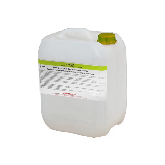 Антисептик без запаха для дерева СТРИМ МИПОР А, концентрат 1:10 5 л МПР000А0000
