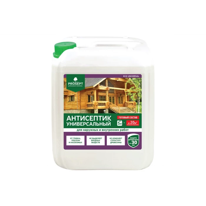 Антисептик грунт для древесины PROSEPT ECO UNIVERSAL 5 л 015-5