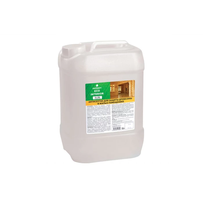 Антисептик для внутренних работ PROSEPT ECO INTERIOR Готовый состав 10л 014-10