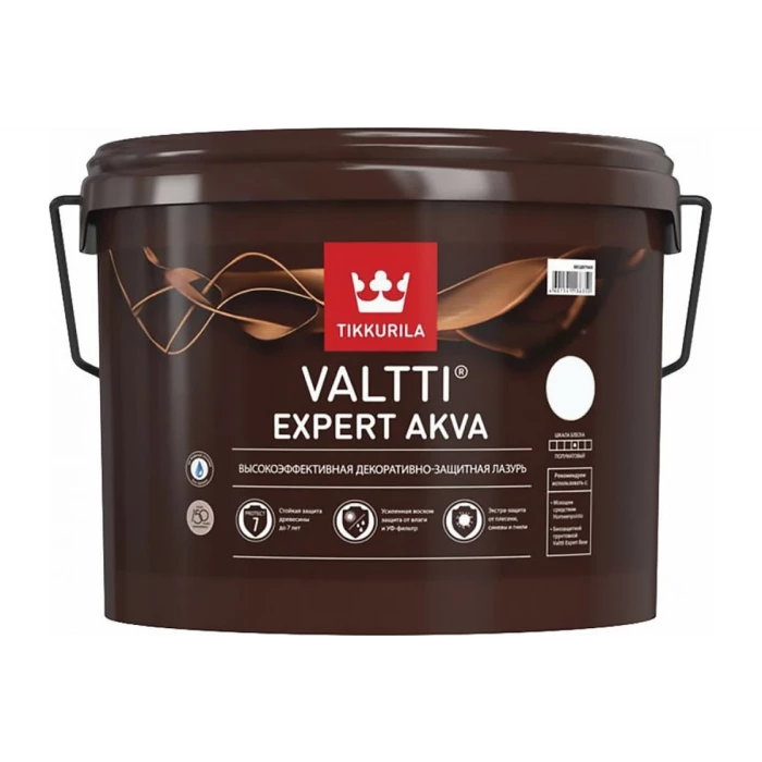 Антисептик для дерева TIKKURILA Valtti Expert Akva дуб беленый 9 л 48453