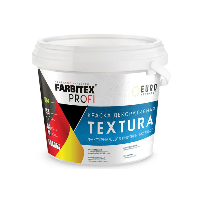Акриловая декоративная краска Farbitex Textura (фактурная; 15 кг) 4300008184
