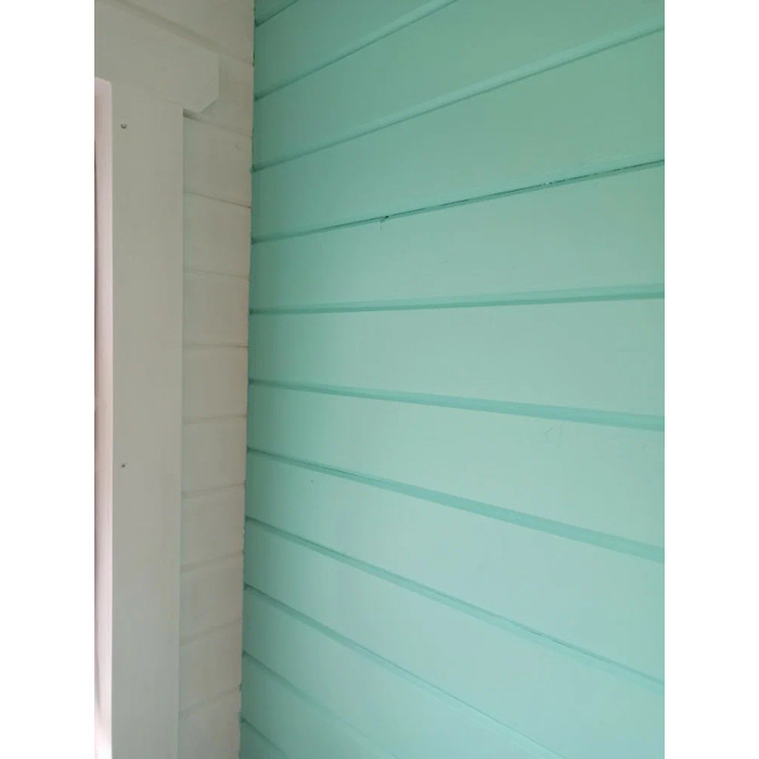Акриловая краска FAKTURA для деревянных фасадов с натуральным воском, 9л О02694 База А фото 4