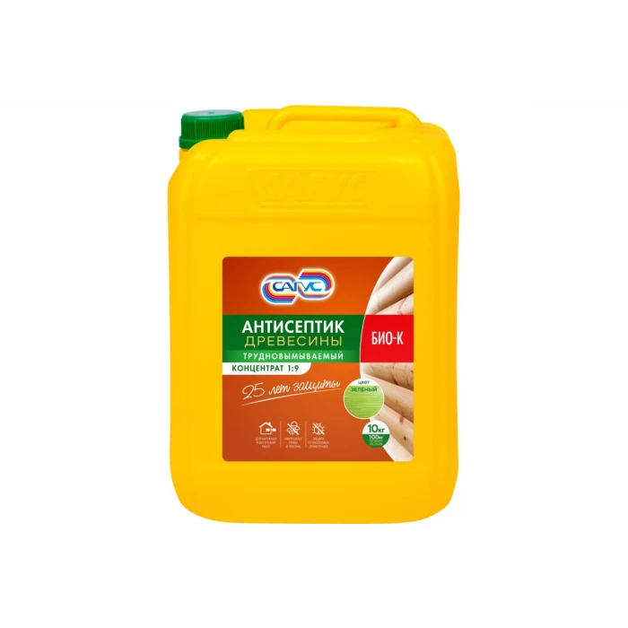 Антисептик древесины ООО Сагус Био-К (10 кг, концентрат, 1:9) Б 0142