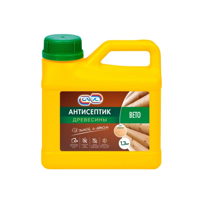 Антисептик древесины ООО Сагус Вето 1,3 кг В 0265