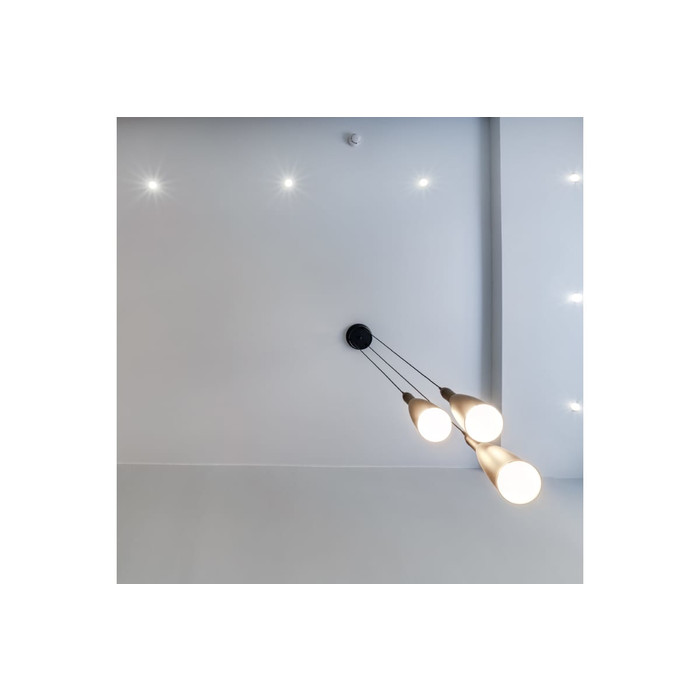 Акриловая краска премиум-класса Elcon для потолков, декоративная, быстросохнущая, матовое покрытие, идеально белая, 10 л 00-00462248 фото 9