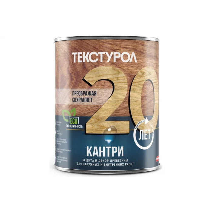 Антисептик Текстурол КАНТРИ база А, белый, 0.9л 90003591487