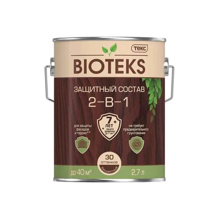 Биоантисептик Текс классик универсал орегон 2,7 л. защ. состав 2 в 1 48657