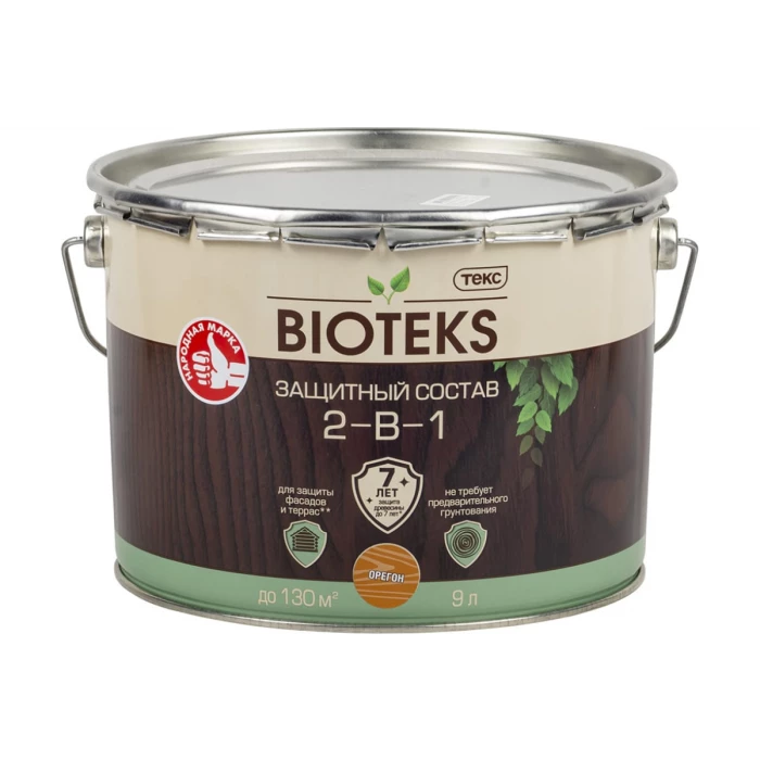 Биоантисептик Текс классик универсал орегон 9 л. защ. состав 2 в 1 48671