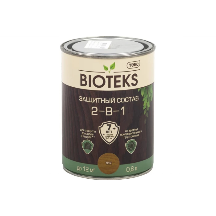 Биоантисептик Текс классик универсал тик 0,8 л. защ. состав 2 в 1 48634