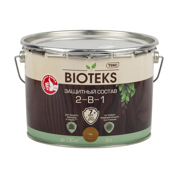 Биоантисептик Текс классик универсал тик 9 л. защ. состав 2 в 1 48661