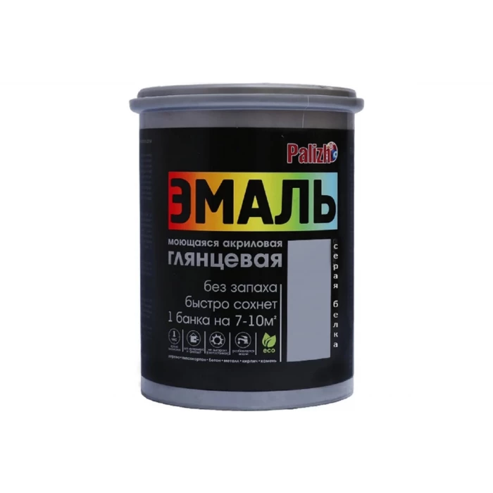 Акриловая эмаль Palizh (глянцевая; №610 серая белка; 2.5 кг) 11606908