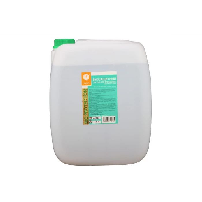 Биозащитный состав для древесины APIS bio protection канистра 20 кг 4665296512185