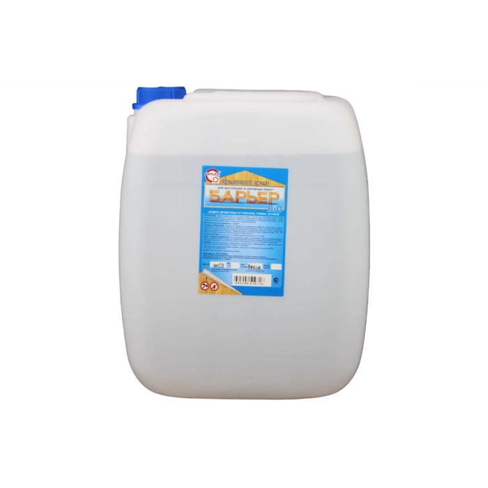 Биозащитный состав для древесины БАРЬЕР BIO бесцветный, канистра 30 кг 4665296513557